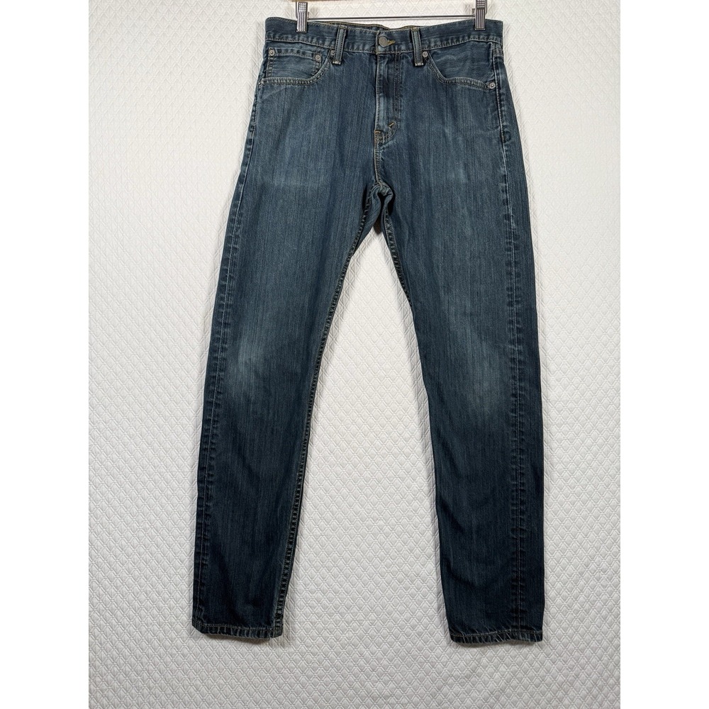 Levis 508 Jeans Men 32x34 Blue Tapered Fade Denim Pants Chore Barn Bike American